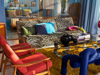 Außergewöhnliche Retro-Wohnung des estnischen Fotografen Toomas Volkmann, Baltic Design Shop Baltic Design Shop Living room
