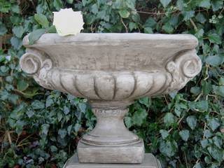 Stein Pflanzgefäß Amphore Schale Steinguß Vase Steinurne L603B 62cm Sandstein, S+H S+H 商业空间