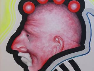 Malerei Personen, Dietrich Art Dietrich Art Weitere Zimmer Flachs/Leinen Rot