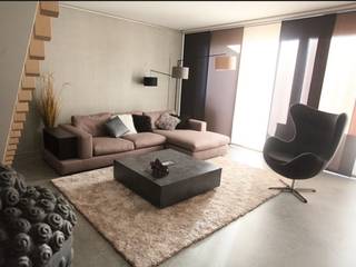 Appartement contemporain zen, CSInterieur CSInterieur Salas de estilo moderno