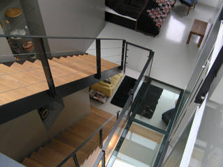 Moderne stadsvilla Amsterdam, Villa Delphia Villa Delphia Pasillos, vestíbulos y escaleras modernos
