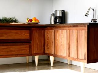 Moksori Art N Wood Style, 목소리 목소리 Nhà bếp phong cách tối giản