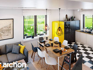 Eklektyzm wciąż w modzie, ArchonHome.pl ArchonHome.pl Modern dining room Wood Wood effect