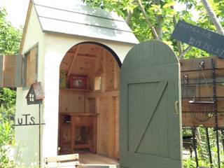 車輪hut, HUTS HUTS Jardines de estilo rural