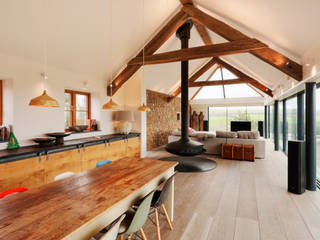 Down Barton, Devon, Trewin Design Architects Trewin Design Architects آشپزخانه