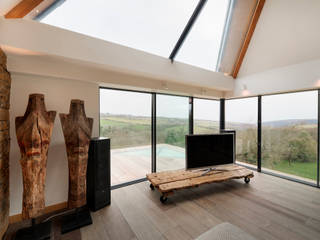 Down Barton, Devon, Trewin Design Architects Trewin Design Architects Modern Living Room