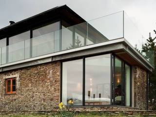 Down Barton, Devon, Trewin Design Architects Trewin Design Architects Casas modernas