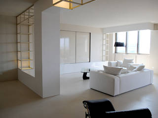 CASA MLN, FAUSTO DI ROCCO ARCHITETTO FAUSTO DI ROCCO ARCHITETTO Minimalist living room