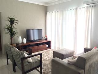 REFORMA HOME THEATER , Vanessa Corleto Vanessa Corleto غرفة الميديا