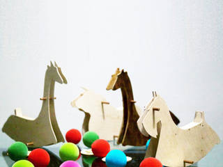 Rocking Animals, Rocking Animals Rocking Animals Habitaciones para niños de estilo moderno Madera Acabado en madera