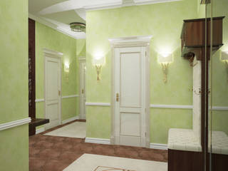 Квартира у моря в классическом стиле, г. Геленджик, DONJON DONJON Corredores, halls e escadas clássicos