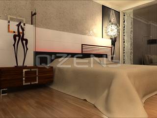 Göktürk Konutu, QZENS MOBİLYA QZENS MOBİLYA Modern style bedroom