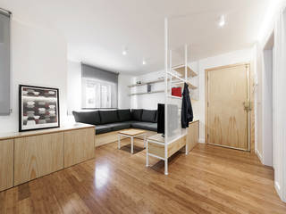 Vivienda Salgueiriños, Nan Arquitectos Nan Arquitectos Modern Living Room Wood Wood effect