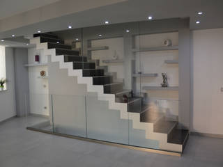 Realizzazioni, Sergio Guastella STUDIO97 Sergio Guastella STUDIO97 Modern corridor, hallway & stairs