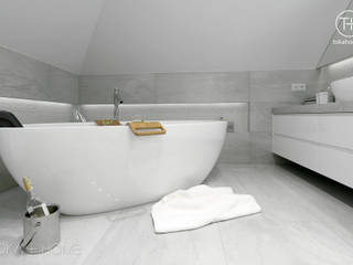 Strefa relaksu, TOKA + HOME TOKA + HOME Ванная комната в стиле модерн Камень