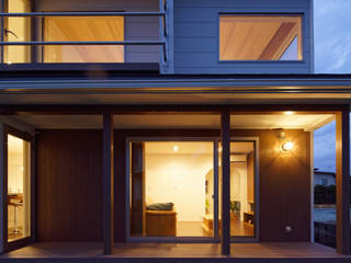 さくらんぼ駅前の家, hoku archidesign株式会社 hoku archidesign株式会社 Casas modernas