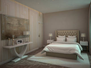 Diseño de Habitación, Gabriela Afonso Gabriela Afonso Bedroom Beige