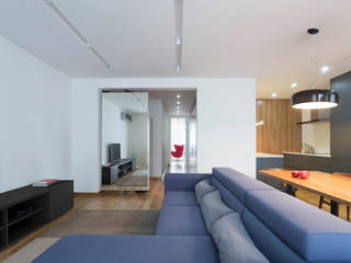 Комфорт, Lugerin Architects Lugerin Architects Scandinavian style living room