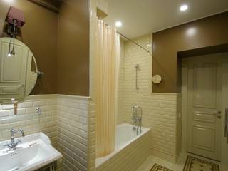 Fusion style flat, Alexander Krivov Alexander Krivov Classic style bathroom Tiles