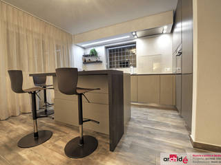 Nuovo ambiente cucina, Archidé SA interior design Archidé SA interior design Modern Kitchen MDF Brown