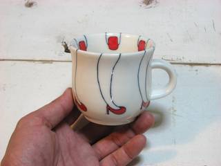 絵付けを施した磁器の器たちです。, 山本製陶所 山本製陶所 Kitchen Porcelain