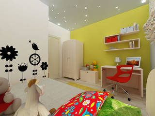 Mieszkanie na Woli, ZAWICKA-ID Projektowanie wnętrz ZAWICKA-ID Projektowanie wnętrz Chambre d'enfant moderne