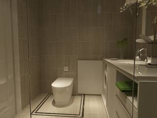 bulut inşaat-banyo , piramit3d piramit3d 모던스타일 욕실 화강암