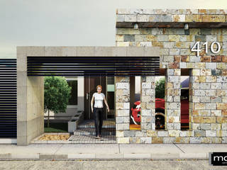 Proyecto Rios, Modulor Arquitectura Modulor Arquitectura Modern houses Stone Beige