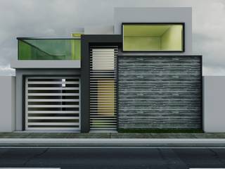 Fachada RG 560, Modulor Arquitectura Modulor Arquitectura Modern houses Slate