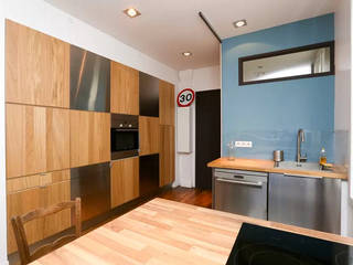 Décoration appartement 100m², Céline Masson Céline Masson Кухня в стиле модерн