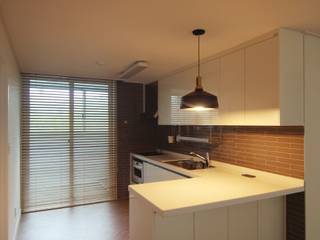 정든마을한진APT 89㎡ (Before & After ) , Light&Salt Design Light&Salt Design Modern Dining Room