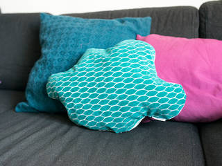 coussin nuage, YUMIDEM YUMIDEM غرفة الاطفال الغزل والنسيج Amber/Gold