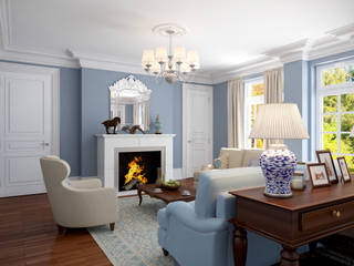 Итальянский квартал, Alexander Krivov Alexander Krivov Classic style living room