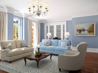 Итальянский квартал, Alexander Krivov Alexander Krivov Classic style living room