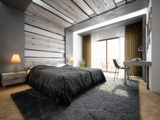 Yatak Odası , Point Dizayn Point Dizayn Kamar Tidur Modern Kayu Wood effect
