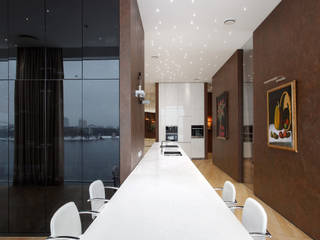Квартира в "Городе Яхт", ARCHDUET&DA ARCHDUET&DA Cocinas de estilo minimalista