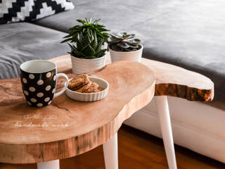 Coffee Table Moon BIG / Stoliki kawowe Moon BIG, D2 Studio D2 Studio Livings de estilo escandinavo Madera Acabado en madera