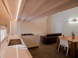 Casa in legno Villa Ilaria , Progettolegno srl Progettolegno srl Moderne Wohnzimmer Holz Holznachbildung