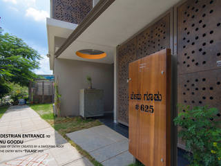 Beehive-Jenu Goodu, Bangalore, 4site architects 4site architects Balcon, Veranda & Terrasse asiatiques Bois massif Marron