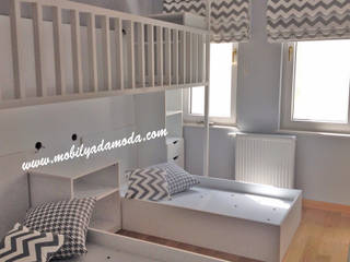 BALKONLU TASARIM, MOBİLYADA MODA MOBİLYADA MODA Modern nursery/kids room Wood Wood effect