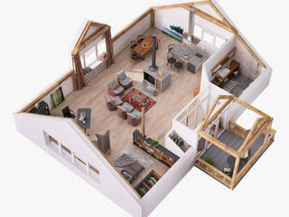 Apartament OpenSpace, Polygon arch&des Polygon arch&des Scandinavian style yachts & jets