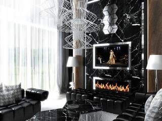So Choco - Projekt Wnętrza nowoczesnej rezydencji, ArtCore Design ArtCore Design Living room