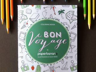 Coloring Book Bon Voyage, Paperbanana Paperbanana Espacios comerciales