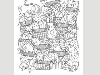 Coloring Book Bon Voyage, Paperbanana Paperbanana Espacios comerciales