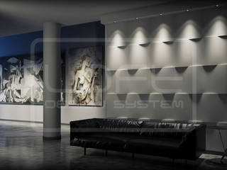 3D Decorative Panel - Loft System Design - model Flutter, Loft Design System Loft Design System Modern walls & floors