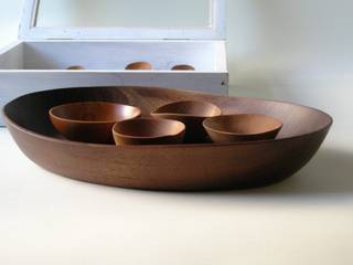 木の器とスプーン, 桜木工舎 桜木工舎 Modern style kitchen Wood Wood effect