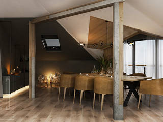 F20, he.d group he.d group Modern Dining Room