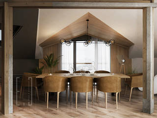 F20, he.d group he.d group Modern dining room