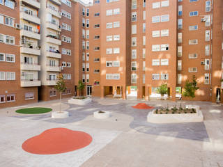 Rehabilitación Urbanización madrid, Empresa constructora en Madrid Empresa constructora en Madrid Modern garden Concrete