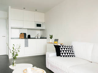 Reforma de apartamento en Alicante, V+M ARQUITECTOS V+M ARQUITECTOS Scandinavian style dining room